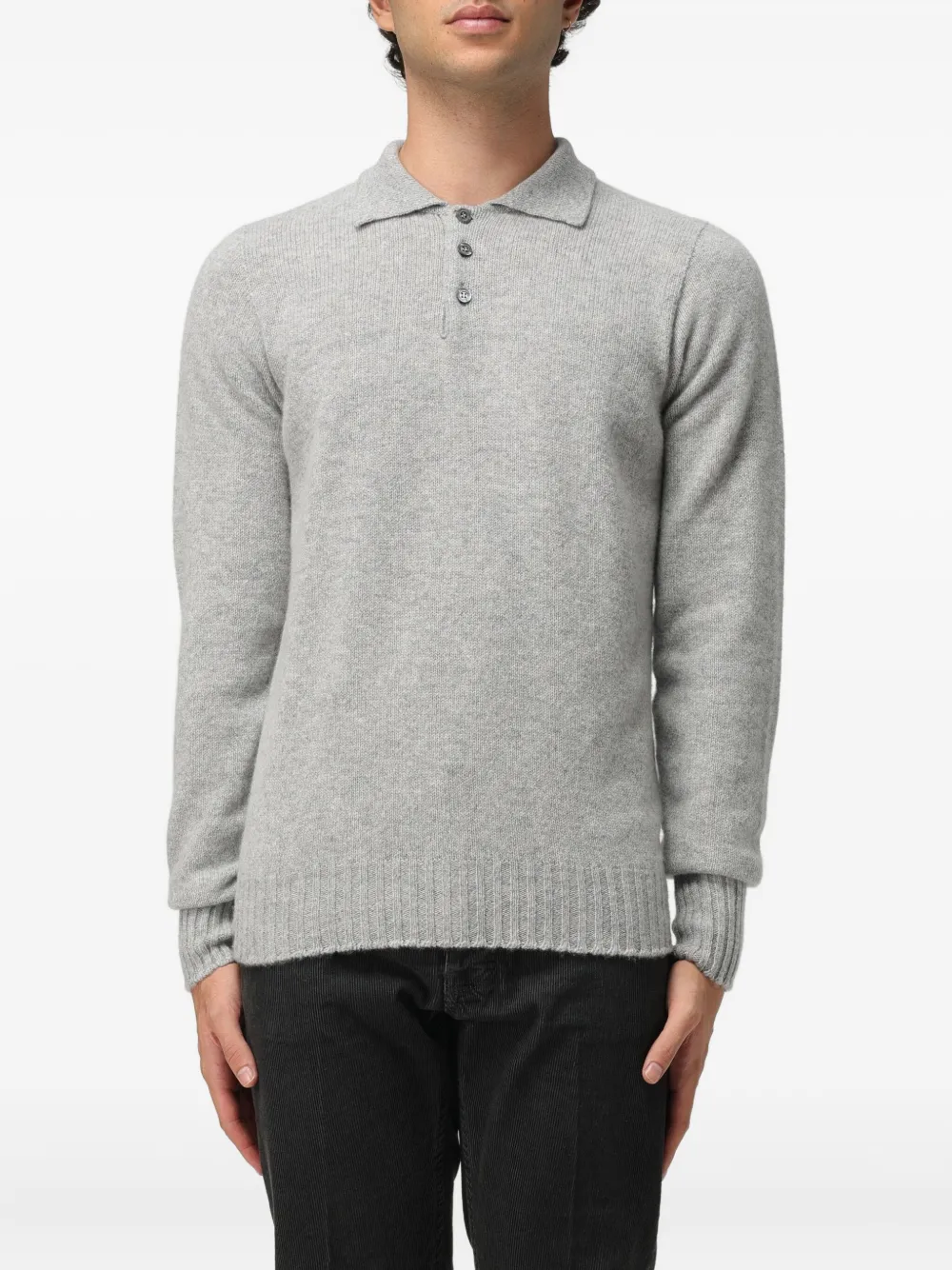 Поло на пуговицах Drumohr, серый
Поло на пуговицах Drumohr, серый