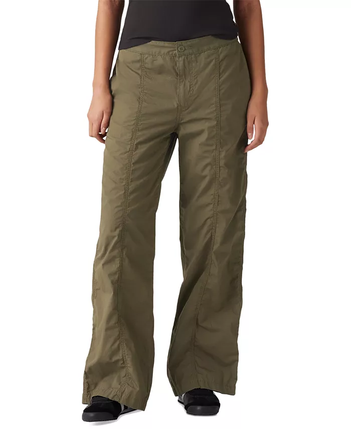 Женские хлопковые мешковатые парашютные брюки средней посадки Levi's, зеленый
Женские хлопковые мешковатые парашютные брюки средней посадки Levi's, зеленый