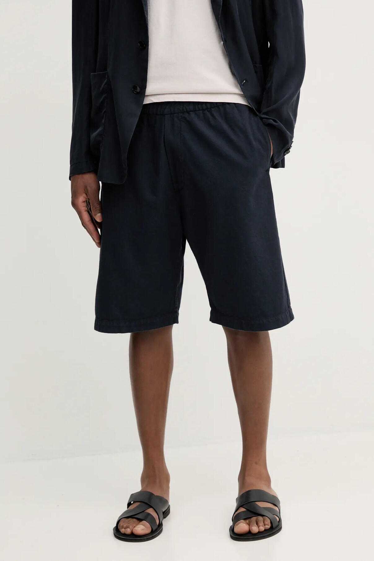 Хлопковые шорты BARENA VENEZIA Camicia Mola, темно-синий
Хлопковые шорты BARENA VENEZIA Camicia Mola, темно-синий