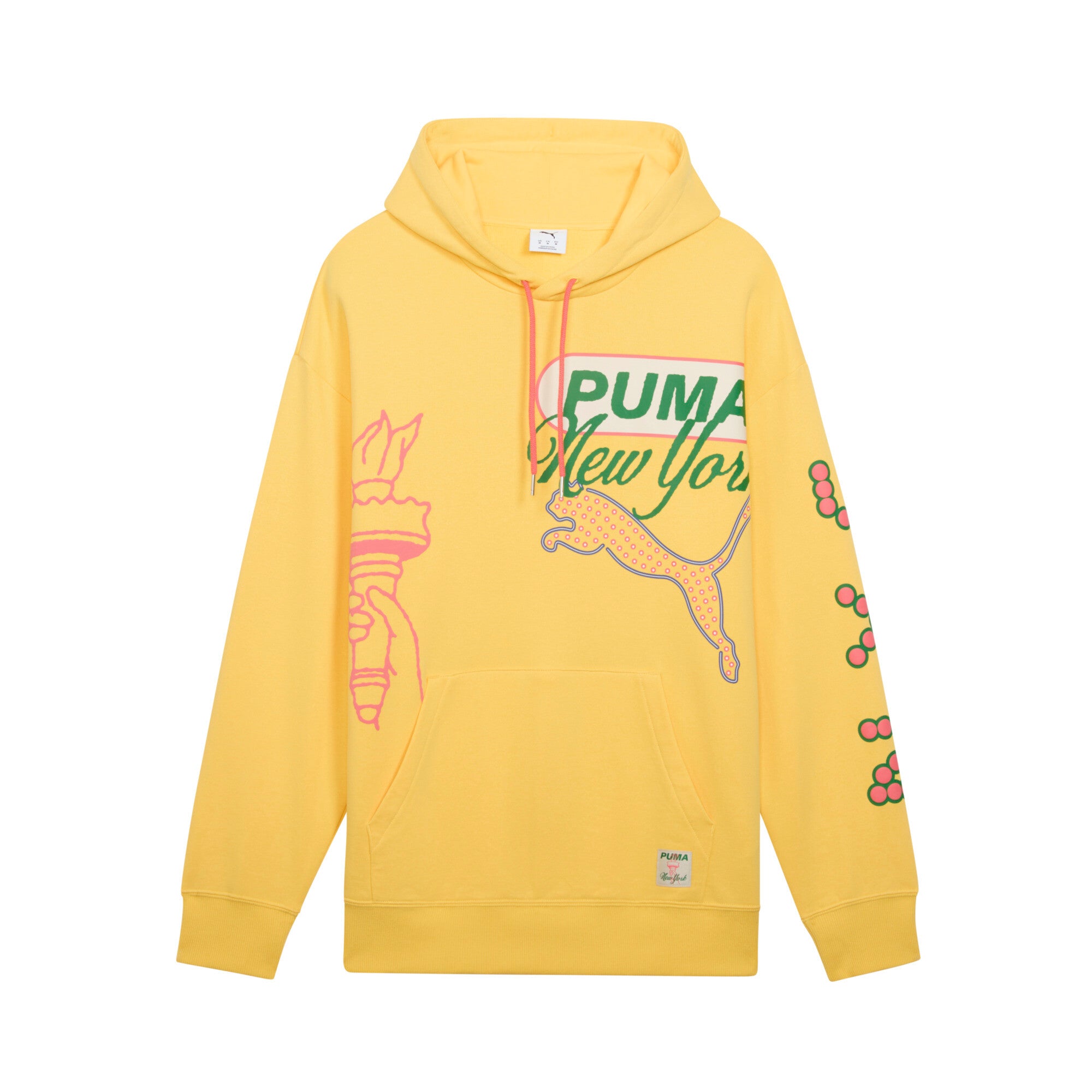PUMA Мужской гардероб Essentials Bright Lights NYC Флагманская толстовка с капюшоном, цвет sunny yellow
PUMA Мужской гардероб Essentials Bright Lights NYC Флагманская толстовка с капюшоном, цвет sunny yellow