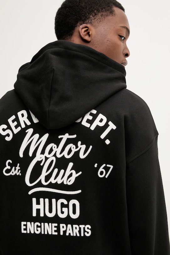 Хлопковая толстовка Hugo Blue, черный
Хлопковая толстовка Hugo Blue, черный