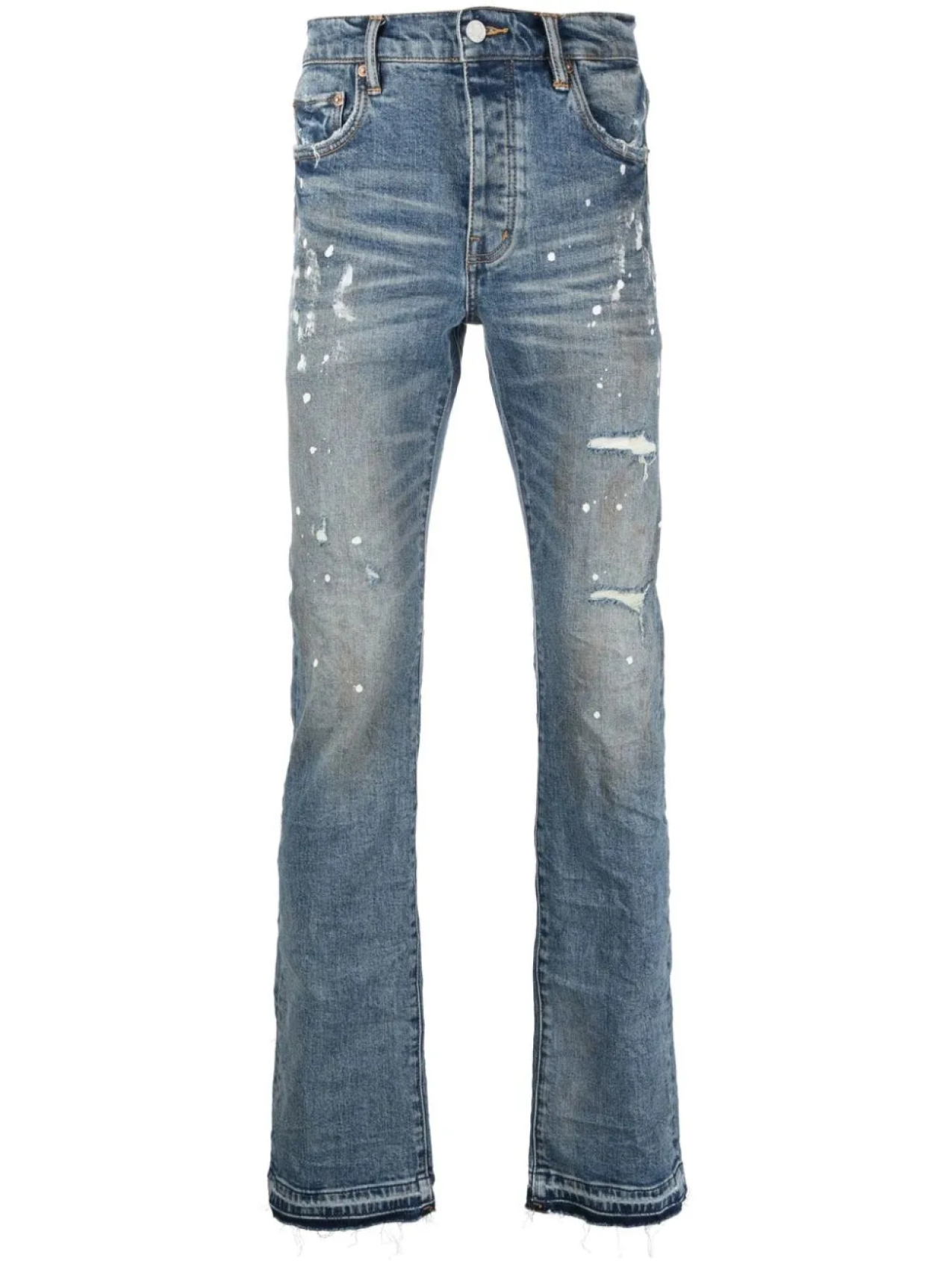 Джинсы с эффектом разбрызганной краски Purple Brand, синий
Джинсы с эффектом разбрызганной краски Purple Brand, синий