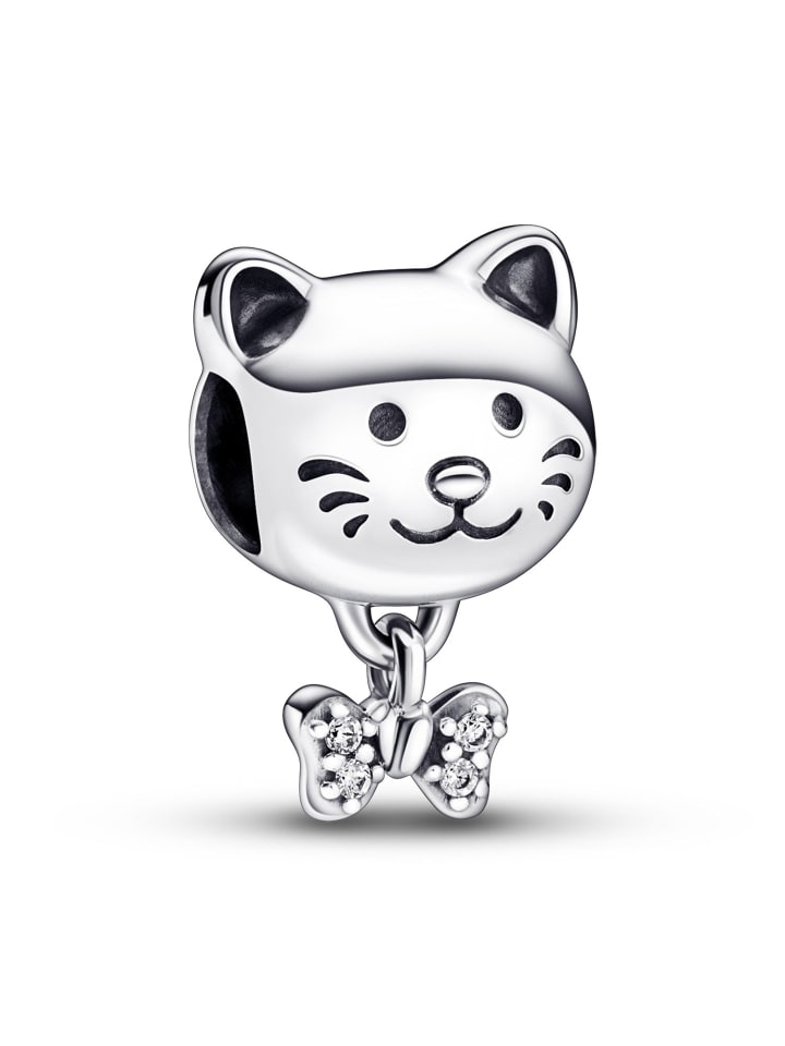 Pandora Серебряный кулон в виде кошки с бантиком
Pandora Серебряный кулон в виде кошки с бантиком