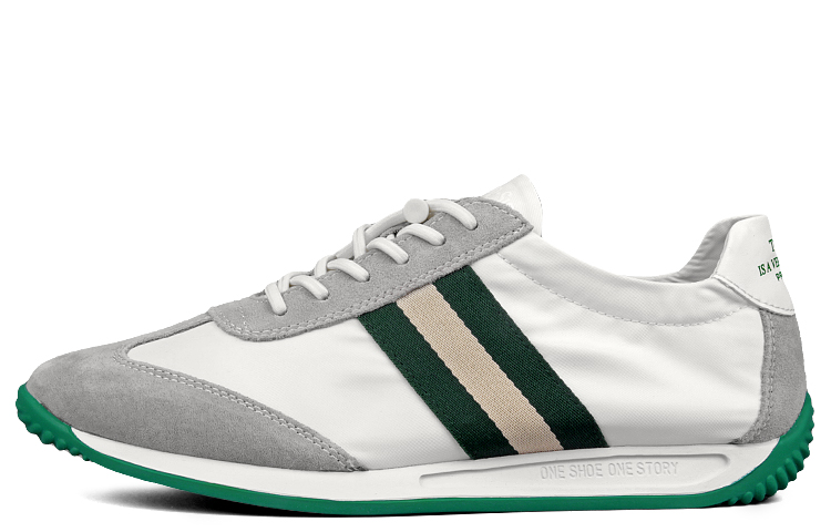 Легкие дышащие влагоотводящие низкие скейтбордские кроссовки мужские LOHAN·SIR, бело-зеленые
Легкие дышащие влагоотводящие низкие скейтбордские кроссовки мужские LOHAN·SIR, бело-зеленые