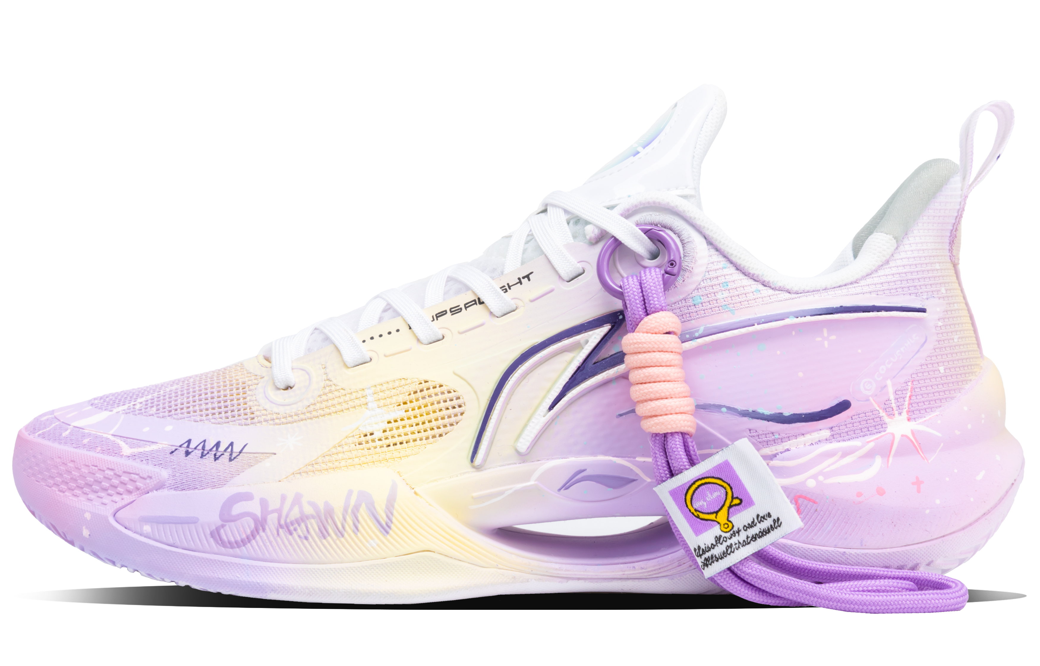 LINING Баскетбольные кроссовки Super Light V2 с низким верхом, устойчивые к истиранию и скольжению, мужские, фиолетовые
LINING Баскетбольные кроссовки Super Light V2 с низким верхом, устойчивые к истиранию и скольжению, мужские, фиолетовые