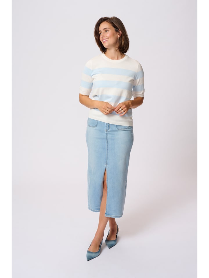 Трикотажная рубашка кремового цвета Kaffe
Трикотажная рубашка кремового цвета Kaffe