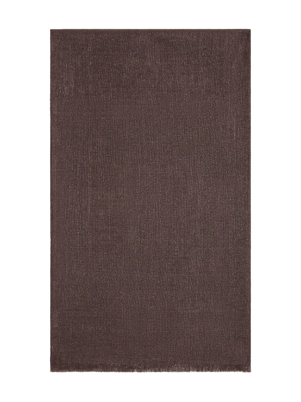 Шарф с бахромой Brunello Cucinelli, коричневый 
Шарф с бахромой Brunello Cucinelli, коричневый