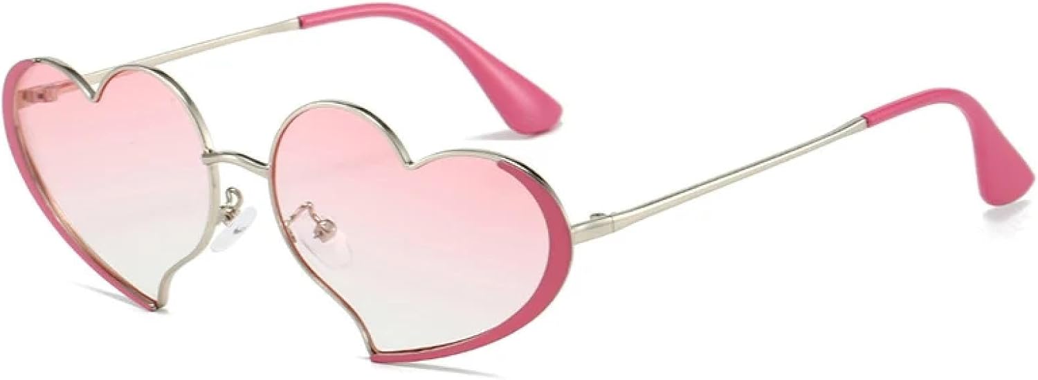 Женские винтажные солнцезащитные очки в форме сердца, модные, в металлической оправе, для вечеринок и пляжа, роскошные, с защитой от УФ-излучения UV400 TVTBBVV, Silver-pink
Женские винтажные солнцезащитные очки в форме сердца, модные, в металлической оправе, для вечеринок и пляжа, роскошные, с защитой от УФ-излучения UV400 TVTBBVV, Silver-pink