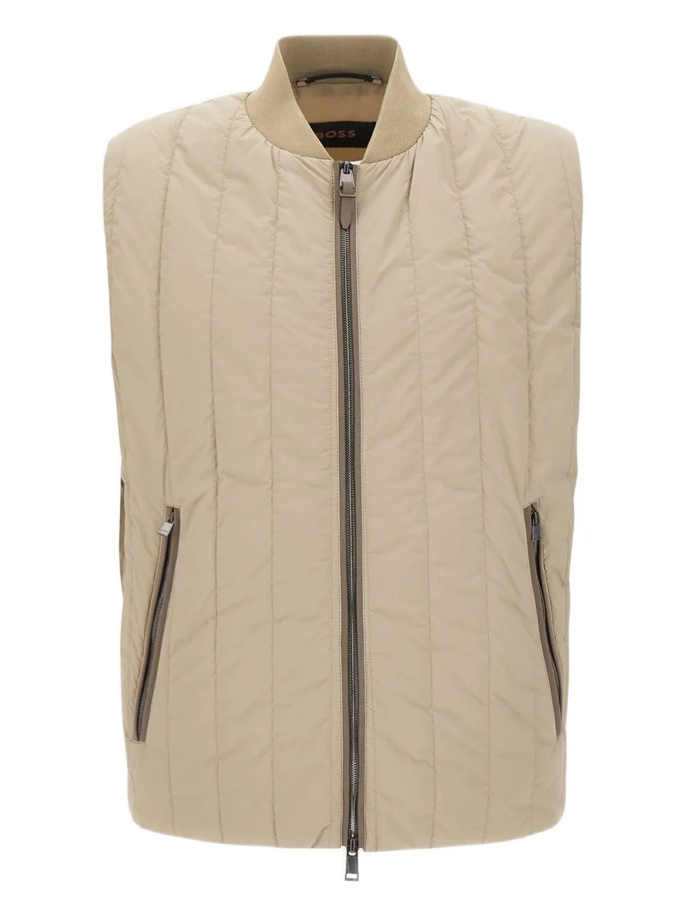 Стеганый жилет на молнии BOSS, нейтральный
Стеганый жилет на молнии BOSS, нейтральный