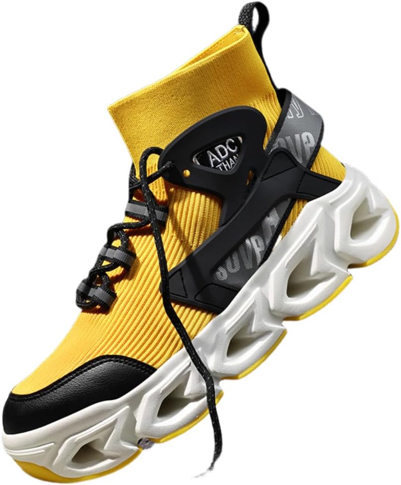 Мужские удобные нескользящие спортивные кроссовки-тренеры с легкой посадкой, дышащие, многоколорные, повседневные кеды для тенниса Lexamen, желтый
Мужские удобные нескользящие спортивные кроссовки-тренеры с легкой посадкой, дышащие, многоколорные, повседневные кеды для тенниса Lexamen, желтый