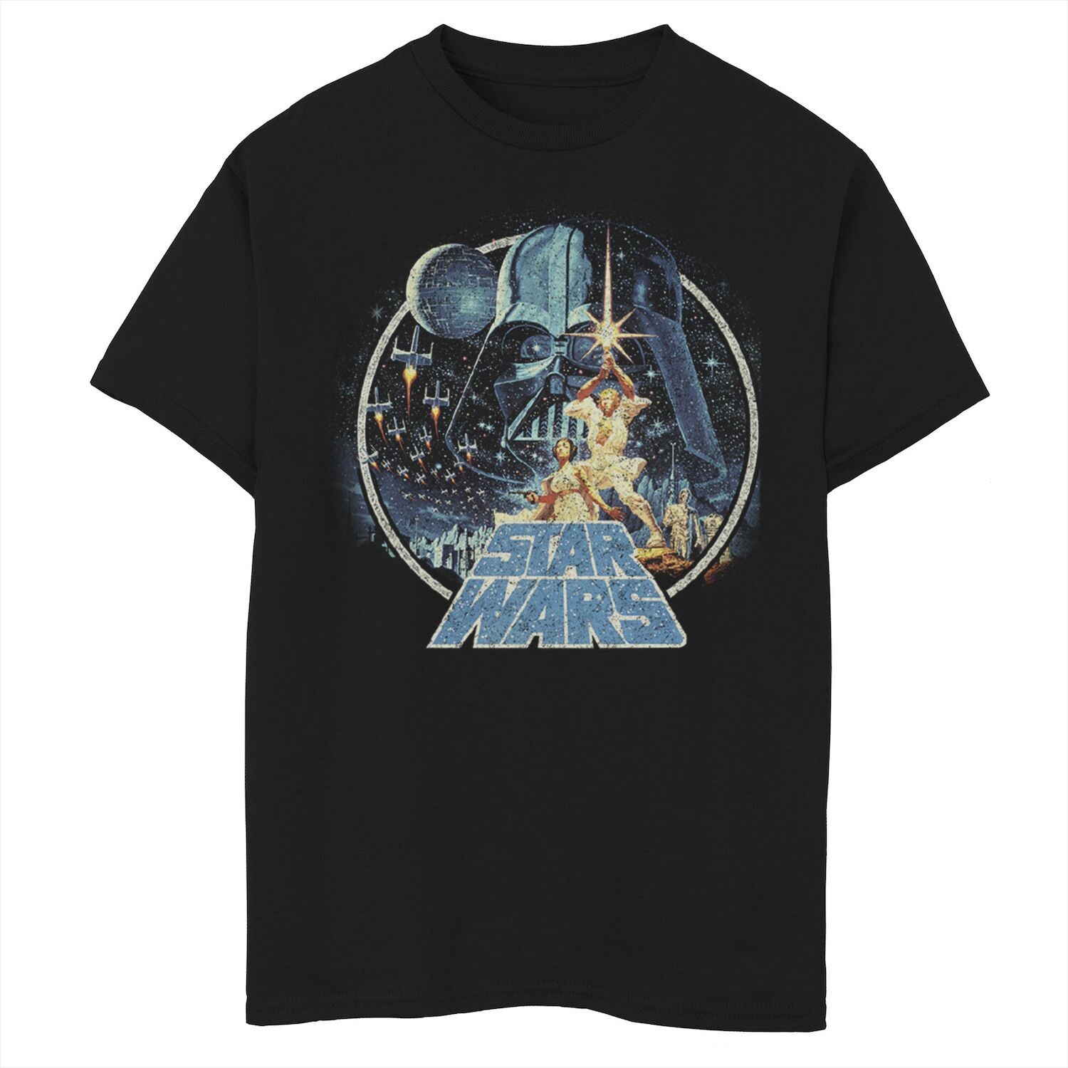 Футболка с графическим плакатом и ретро-плакатом для мальчиков 8–20 лет, групповая сцена победы со звездными войнами Star Wars
Футболка с графическим плакатом и ретро-плакатом для мальчиков 8–20 лет, групповая сцена победы со звездными войнами Star Wars
