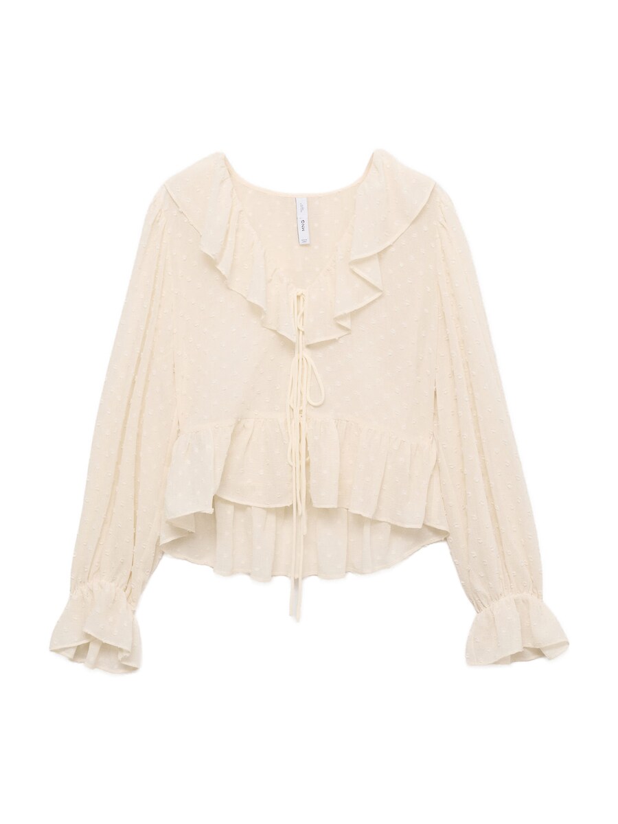 Блузка MANGO Feliz, светло-бежевый
Блузка MANGO Feliz, светло-бежевый