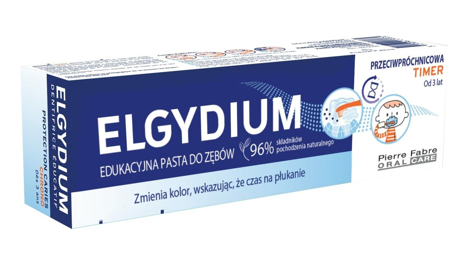 Elgydium Timer зубная паста для детей, 50 ml
Elgydium Timer зубная паста для детей, 50 ml
