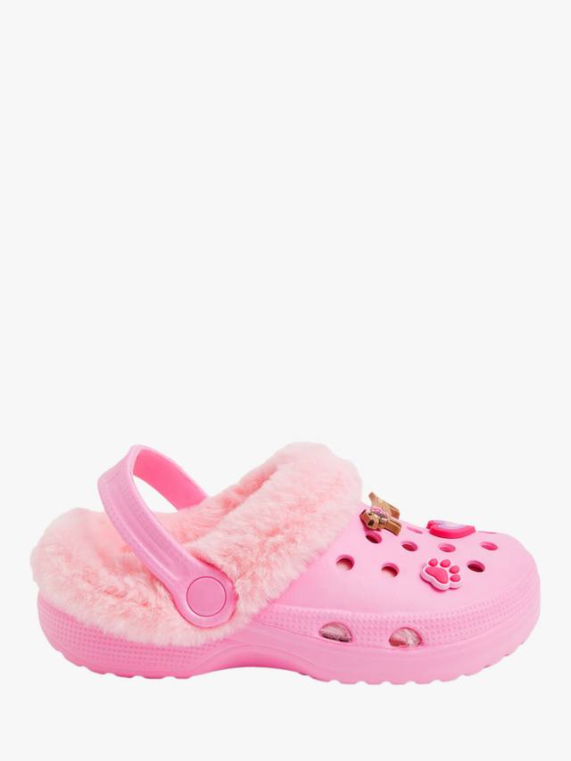 Детские тапочки-клоги с меховым украшением в виде собачки Angels by Accessorize, Pink
Детские тапочки-клоги с меховым украшением в виде собачки Angels by Accessorize, Pink