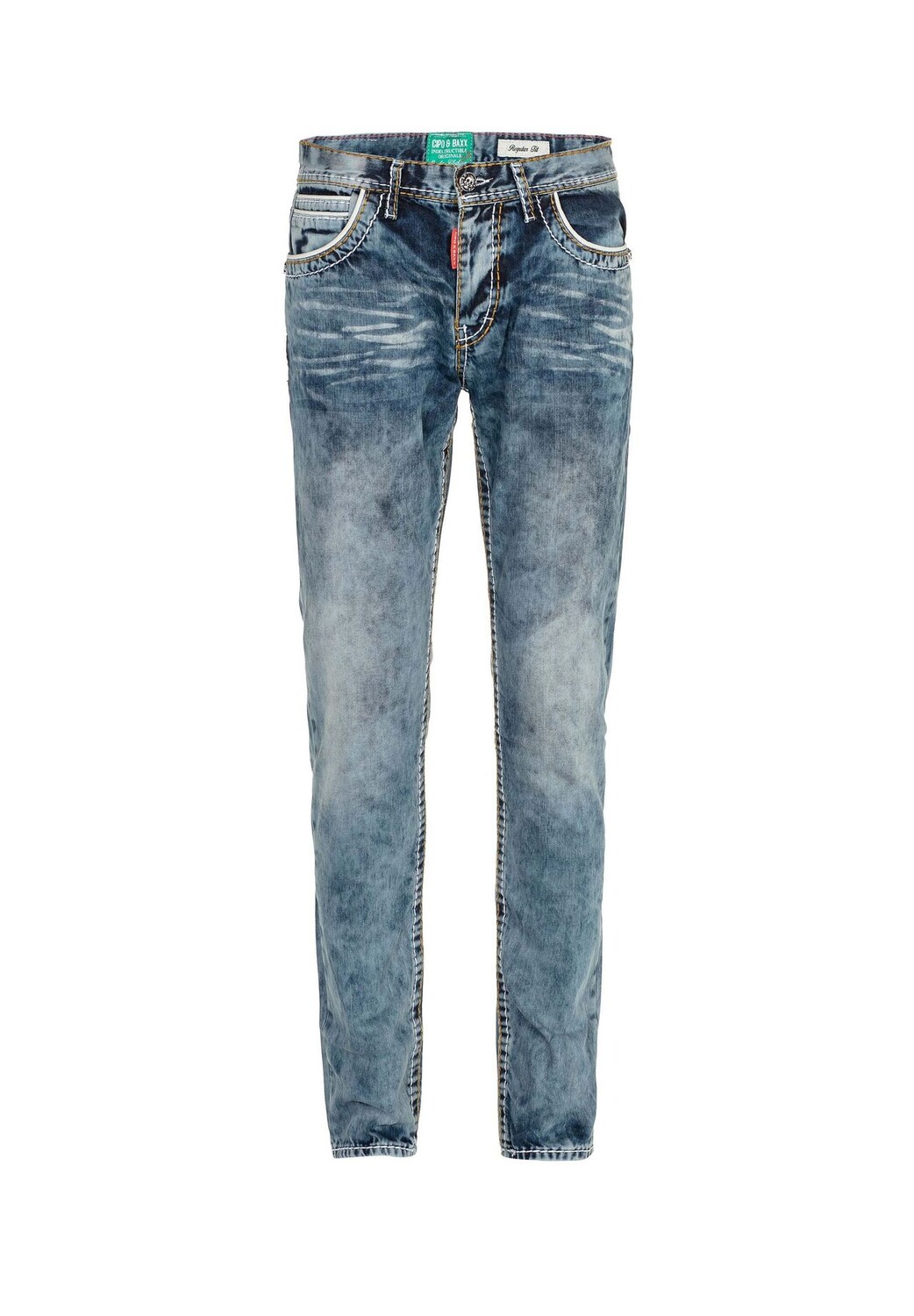 Джинсы прямого кроя с контрастной строчкой CIPO & BAXX, цвет Standard
Джинсы прямого кроя с контрастной строчкой CIPO & BAXX, цвет Standard