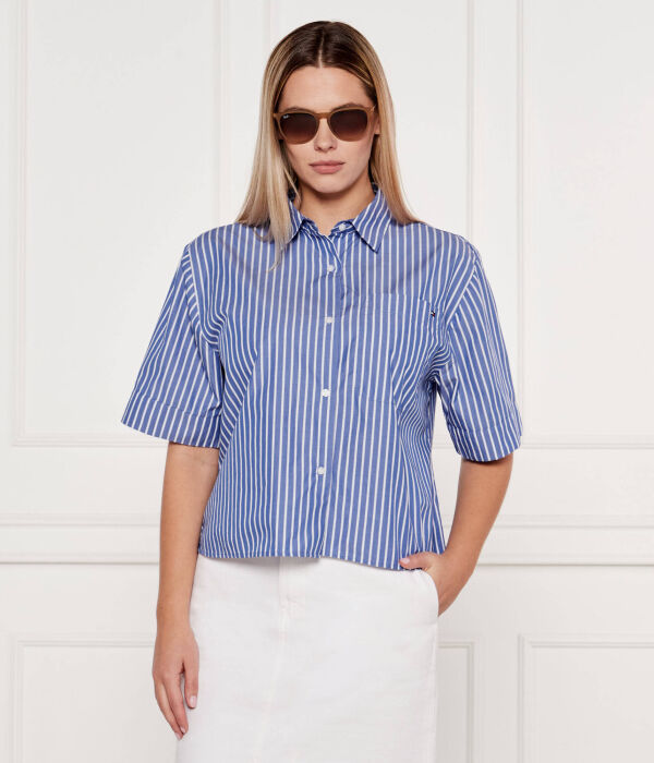 Рубашка Loose fit Tommy Hilfiger, синий
Рубашка Loose fit Tommy Hilfiger, синий