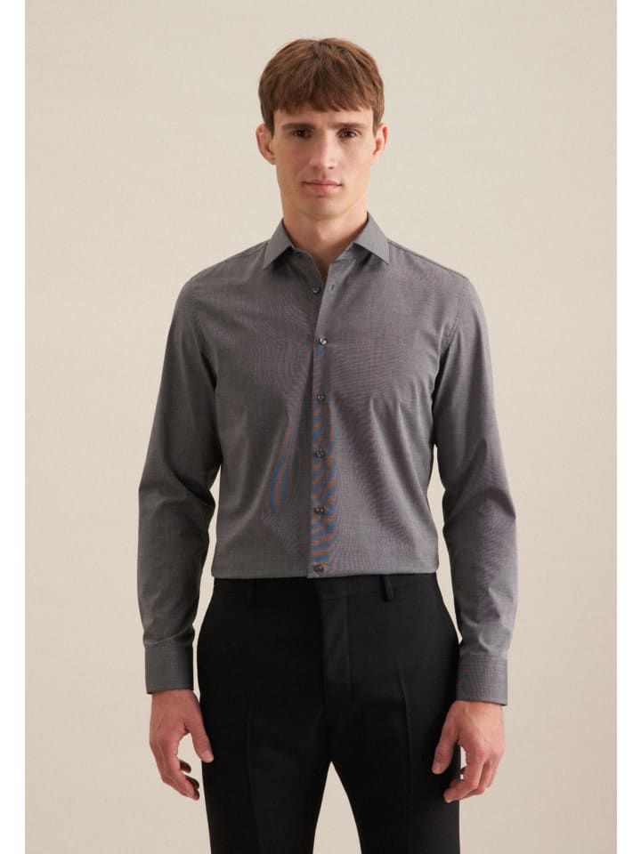 Рубашка Seidensticker, черный
Рубашка Seidensticker, черный