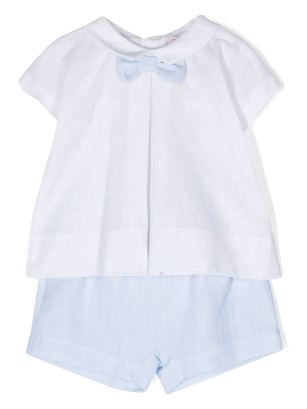 Комплект из боди и шортов La Stupenderia, синий
Комплект из боди и шортов La Stupenderia, синий