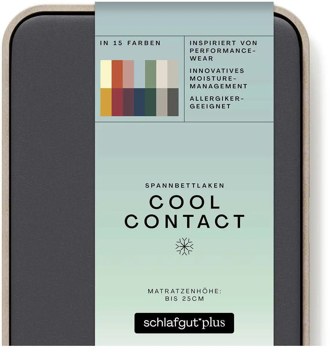 Простыня Schlafgut "Cool Contact", 100% гребённая микрофибра 140-160х200 см, 1 шт., серый
Простыня Schlafgut "Cool Contact", 100% гребённая микрофибра 140-160х200 см, 1 шт., серый