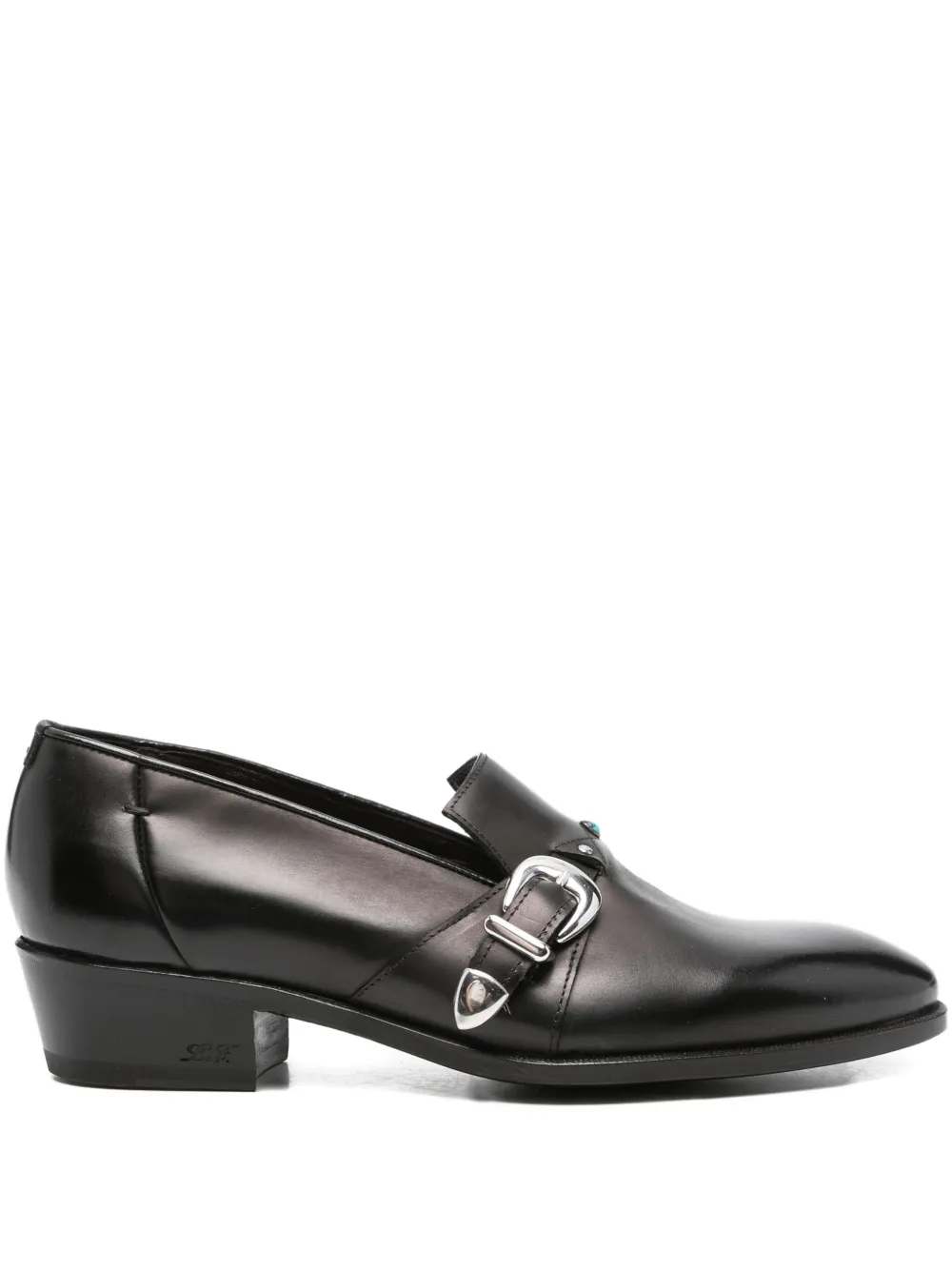 Кожаные лоферы с декоративной пряжкой Lidfort, черный
Кожаные лоферы с декоративной пряжкой Lidfort, черный