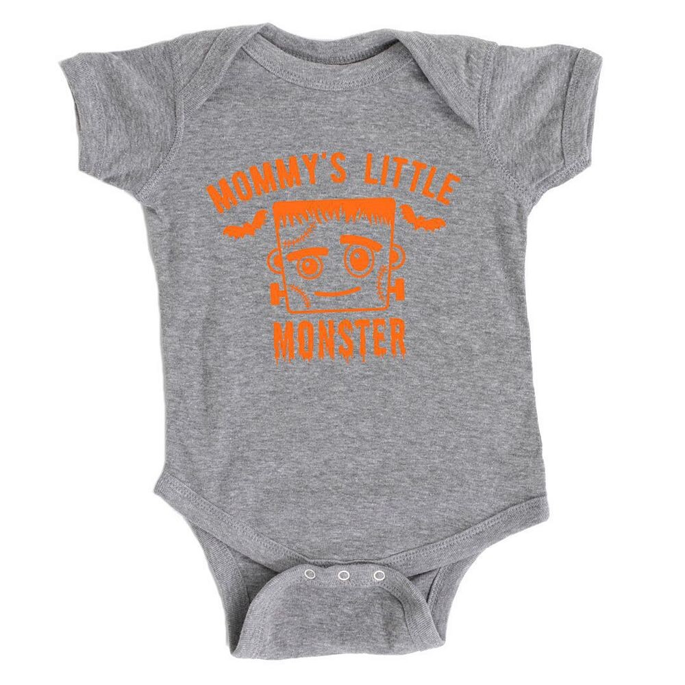 Боди Mommy's Little Monster Boy для малышей The Juniper Shop, цвет Heather Grey 
Боди Mommy's Little Monster Boy для малышей The Juniper Shop, цвет Heather Grey