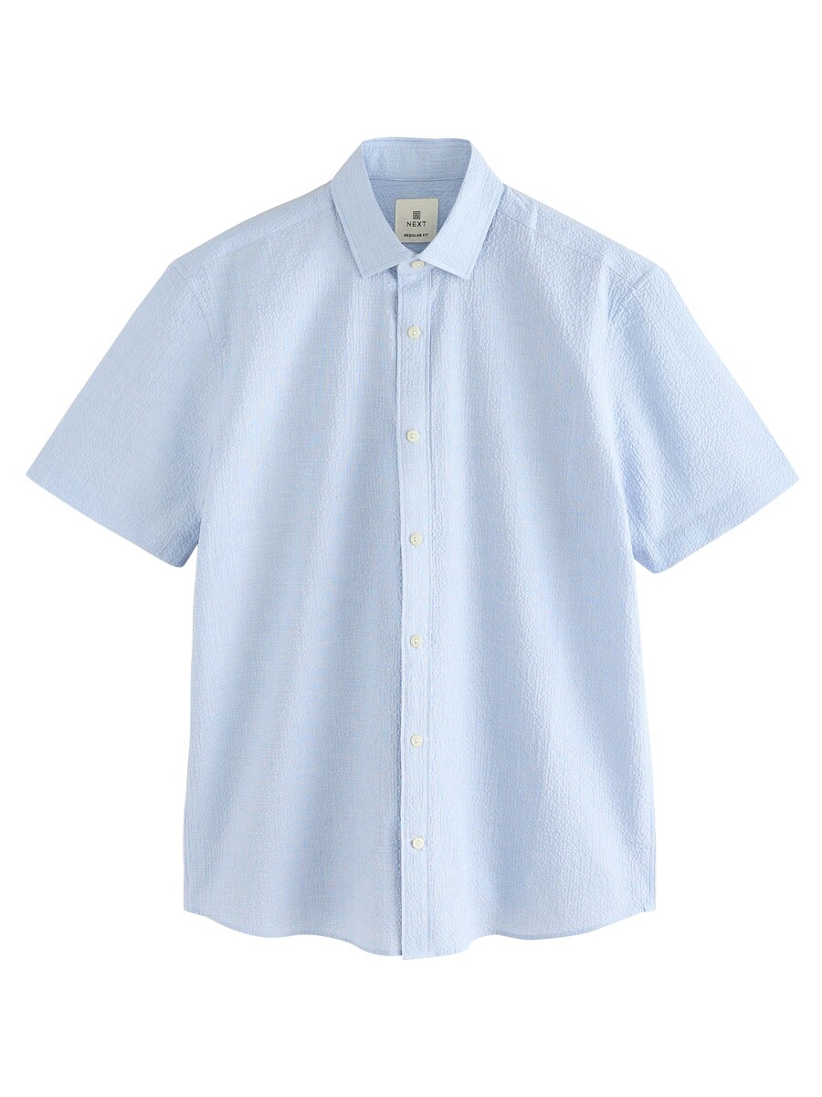 Рубашка на пуговицах классического кроя Next, светло-синий
Рубашка на пуговицах классического кроя Next, светло-синий