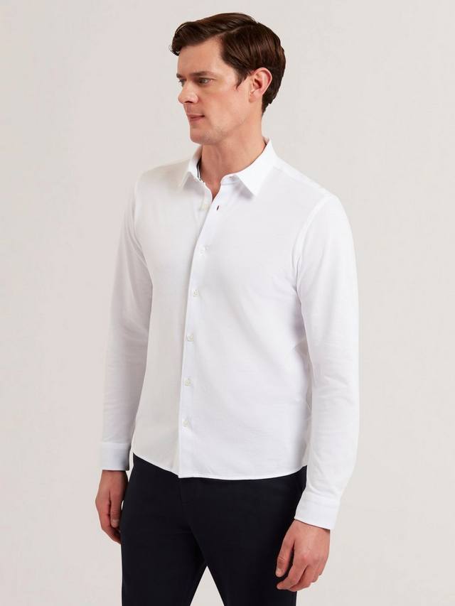 Luckey Regular Fit пике хлопковая футболка Ted Baker, White
Luckey Regular Fit пике хлопковая футболка Ted Baker, White