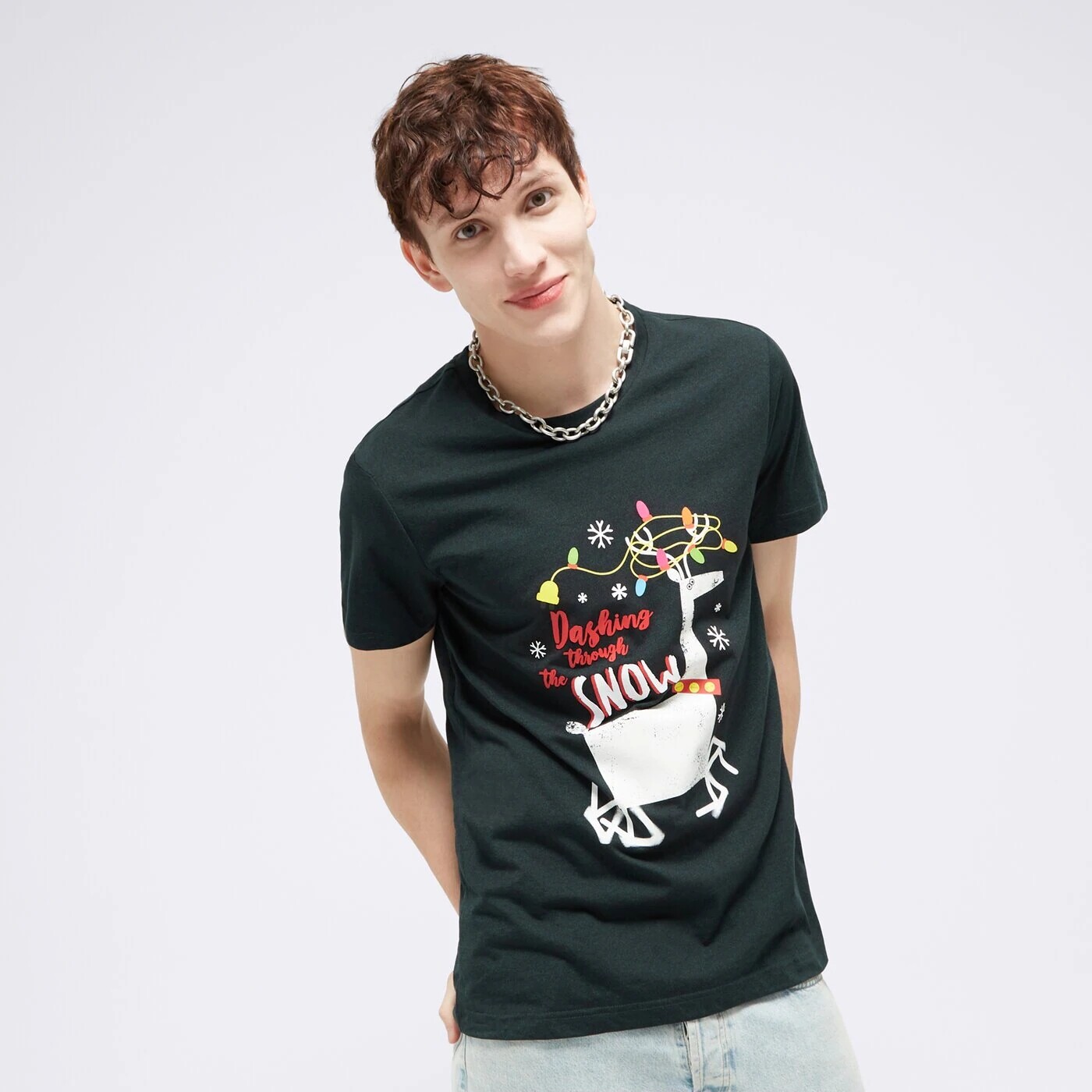 Футболка Up8 с рисунком оленя, зеленый
Футболка Up8 с рисунком оленя, зеленый