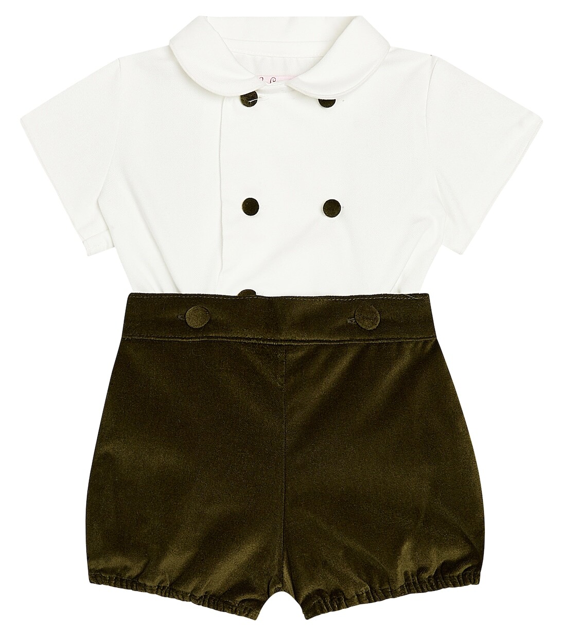 Комбинезон baby otto из хлопкового бархата La Coqueta, зеленый
Комбинезон baby otto из хлопкового бархата La Coqueta, зеленый