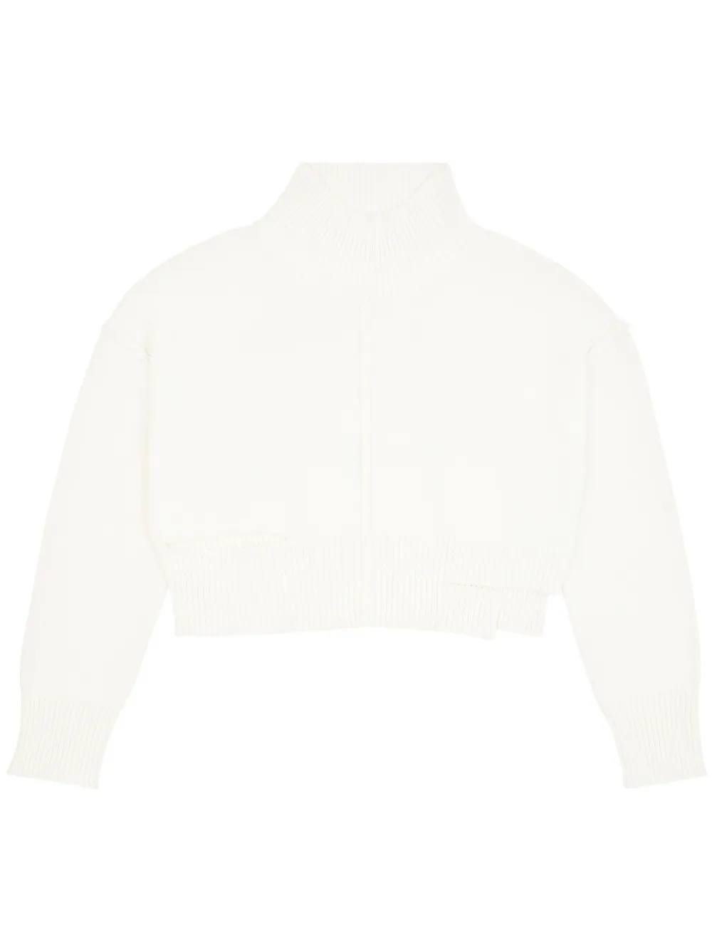 Джемпер с высоким воротником и вырезами MM6 Maison Margiela, белый
Джемпер с высоким воротником и вырезами MM6 Maison Margiela, белый