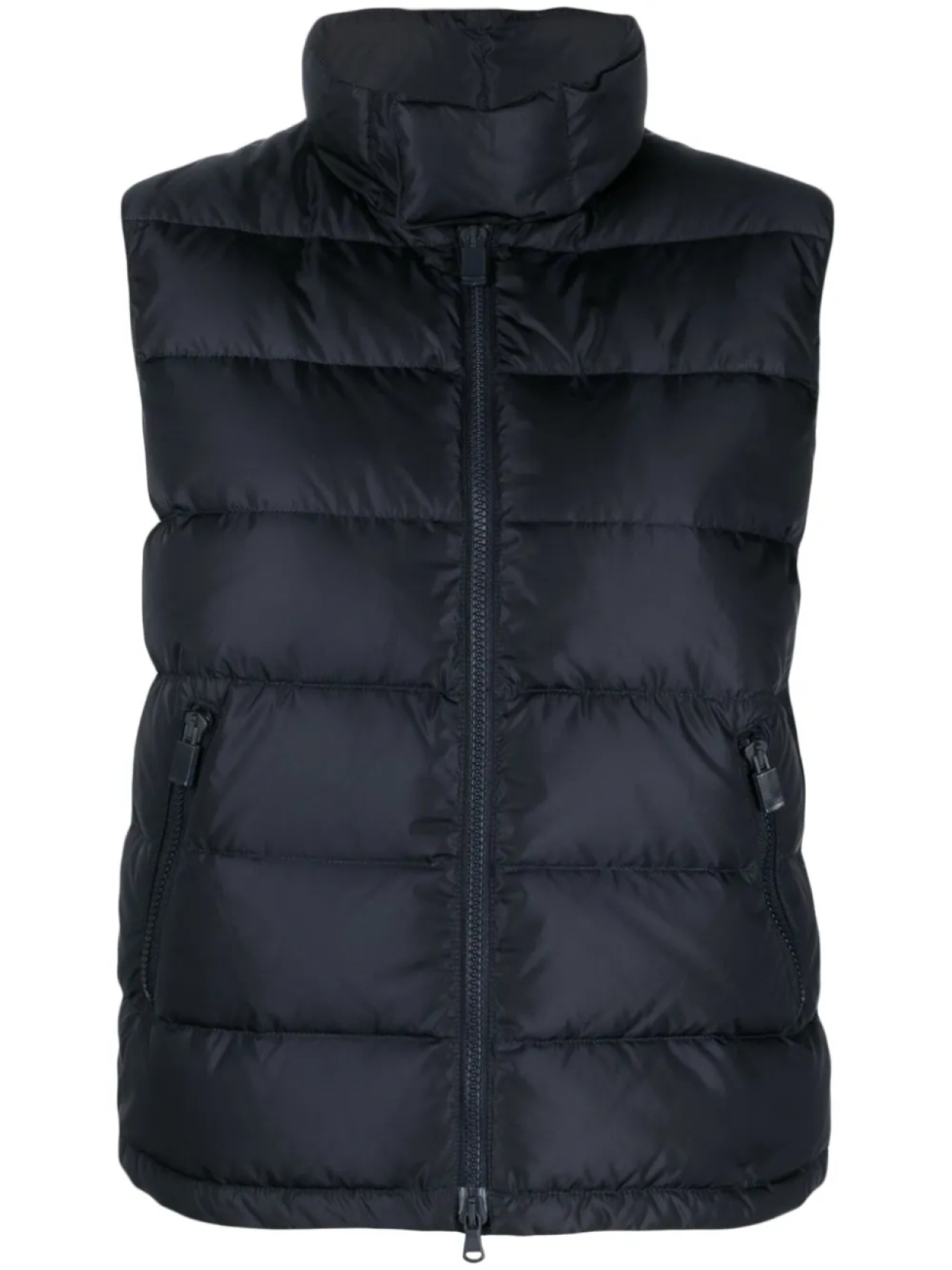 ASPESI дутый жилет на молнии, синий 
ASPESI дутый жилет на молнии, синий