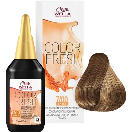 Professionals Color Fresh 7/00 Medium Blonde Nature, Wella
Professionals Color Fresh 7/00 Medium Blonde Nature, Wella