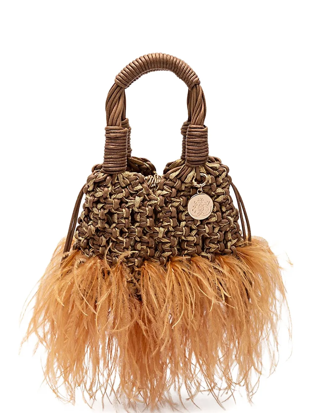 Сумка-тоут Glam Plumas с перьями Isla, коричневый
Сумка-тоут Glam Plumas с перьями Isla, коричневый