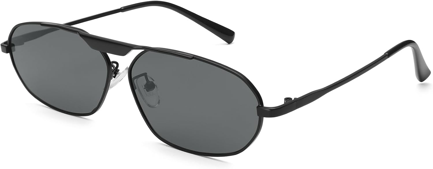 Модные овальные солнцезащитные очки Dollger для женщин и мужчин в стиле ретро, маленькая овальная оправа-авиатор, металлические дизайнерские очки в стиле 90-х, Black Frame Black Lens
Модные овальные солнцезащитные очки Dollger для женщин и мужчин в стиле ретро, маленькая овальная оправа-авиатор, металлические дизайнерские очки в стиле 90-х, Black Frame Black Lens