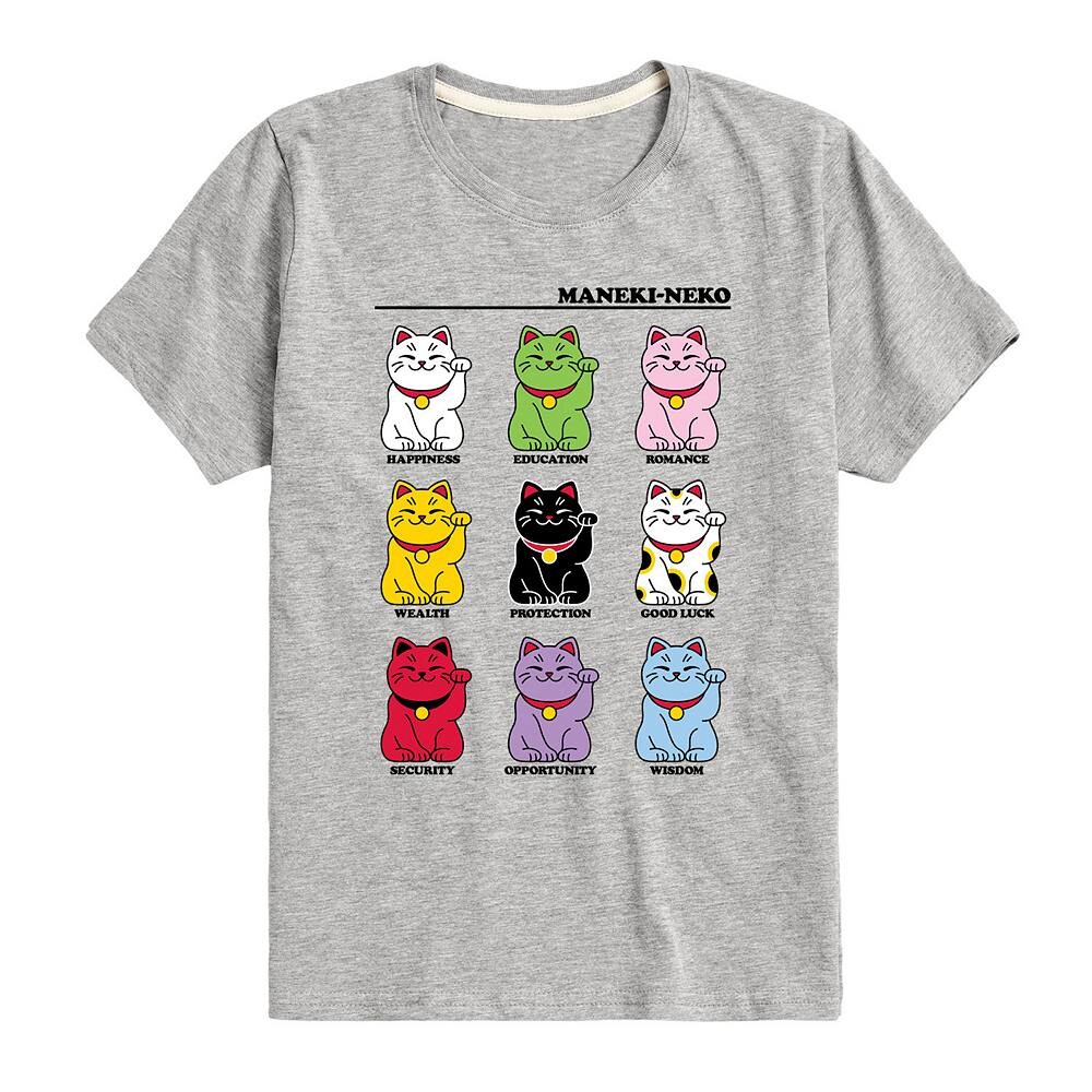 Футболка Lucky Cat Grid для мальчиков 8–20 лет с рисунком Licensed Character, цвет Heather Gray
Футболка Lucky Cat Grid для мальчиков 8–20 лет с рисунком Licensed Character, цвет Heather Gray