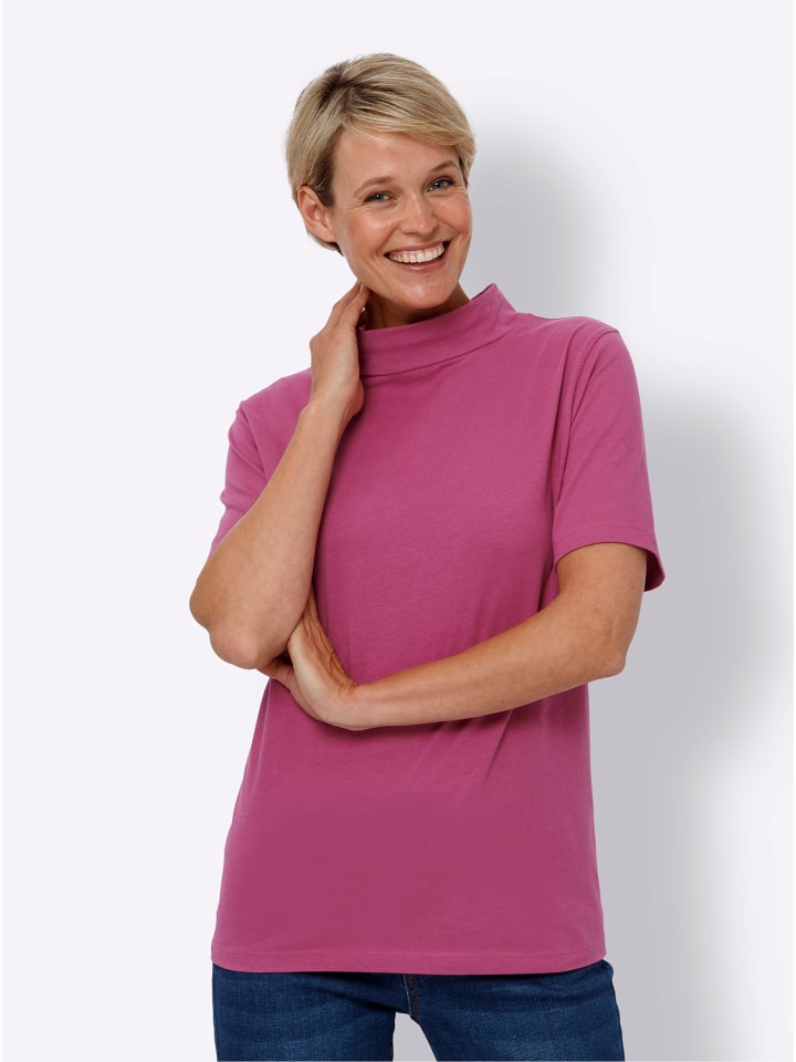 Рубашка с воротником-стойкой, цвет меланжево-красный Sieh an!
Рубашка с воротником-стойкой, цвет меланжево-красный Sieh an!