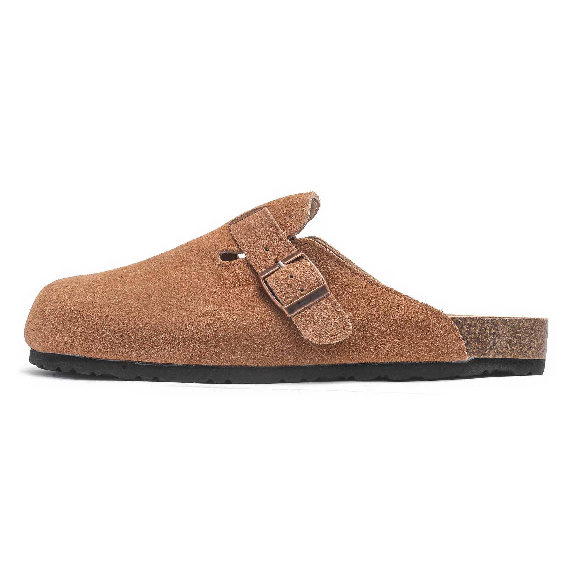 KLAMMKICKS Закрытые тапочки унисекс каштановые (рекомендуем взять на размер больше), цвет Chestnut (Suggestion: Size Up)