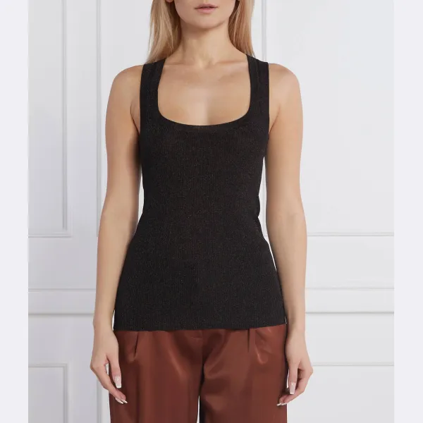 Облегающий топ Patrizia Pepe, черный
Облегающий топ Patrizia Pepe, черный