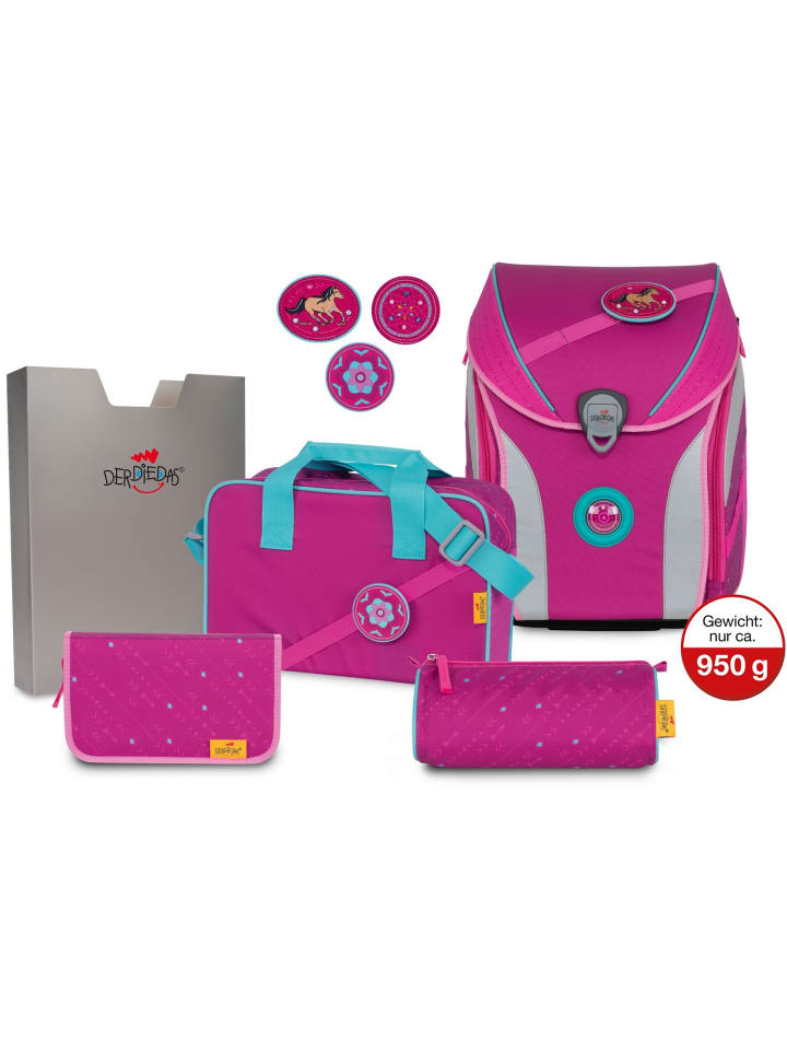 DerDieDas Набор школьных сумок, 5 предметов, Ergoflex MAX Buttons Boho, розовый
DerDieDas Набор школьных сумок, 5 предметов, Ergoflex MAX Buttons Boho, розовый