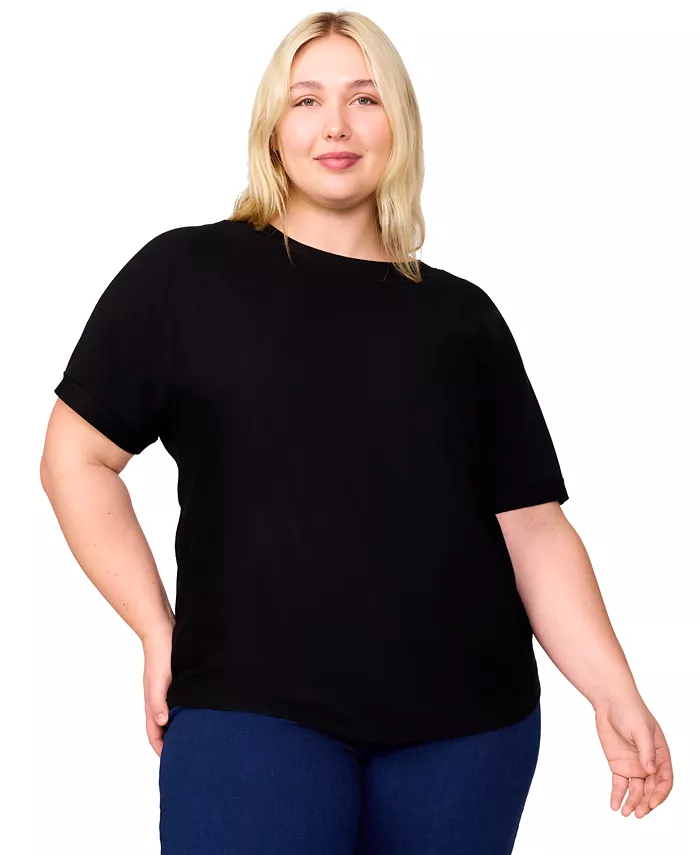 Свитер с запахом и рукавами долман, больших размеров Melissa Paige, черный
Свитер с запахом и рукавами долман, больших размеров Melissa Paige, черный