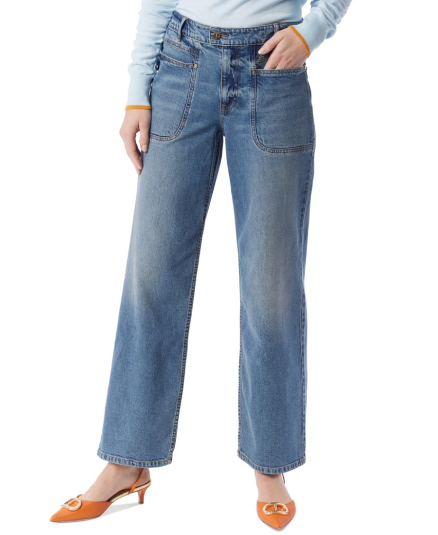 Джинсы DO by Astrid с высокой посадкой и широкими штанинами для женщин DEE OCLEPPO, Blue Beam
Джинсы DO by Astrid с высокой посадкой и широкими штанинами для женщин DEE OCLEPPO, Blue Beam