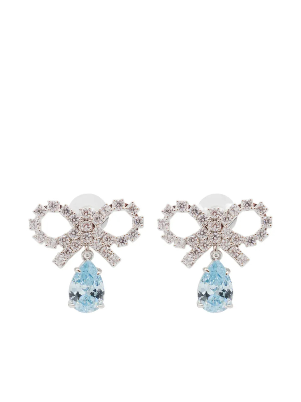 Мини-серьги-бантики Self-Portrait, серебряный
Мини-серьги-бантики Self-Portrait, серебряный