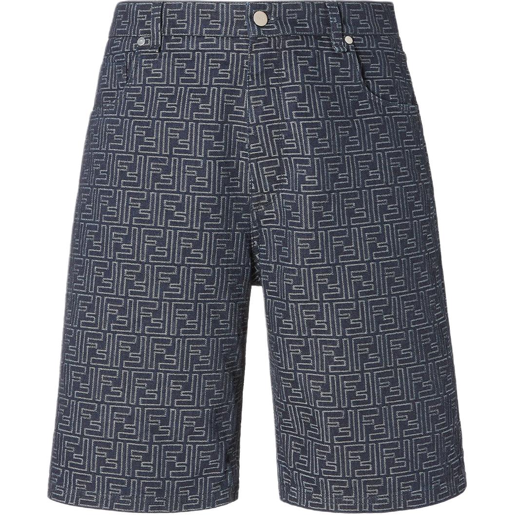 Ff Jacquard Denim Shorts FENDI, синий
Ff Jacquard Denim Shorts FENDI, синий