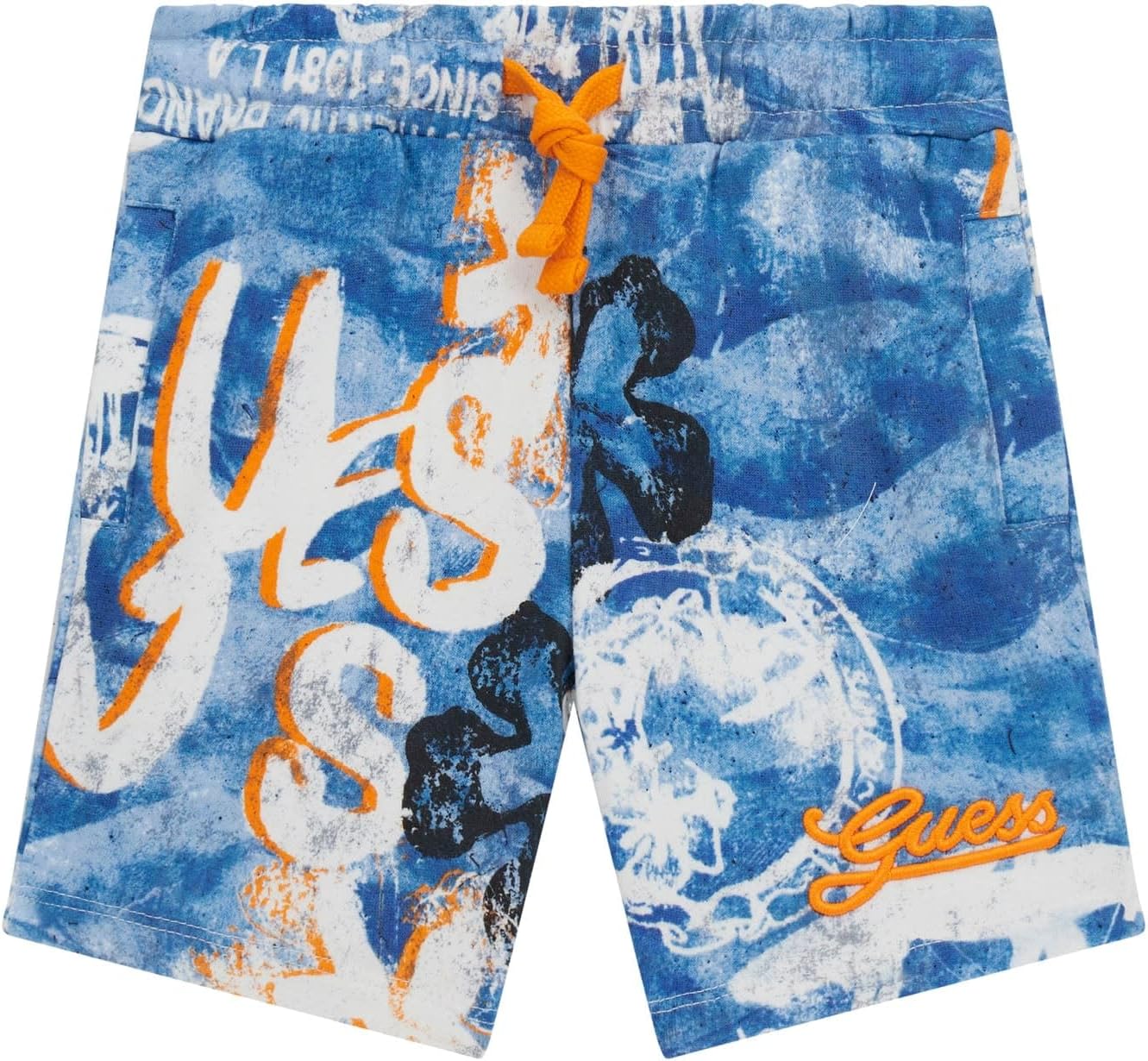 GUESS Детские шорты Eco Active для мальчиков, Blue Palm Print
GUESS Детские шорты Eco Active для мальчиков, Blue Palm Print