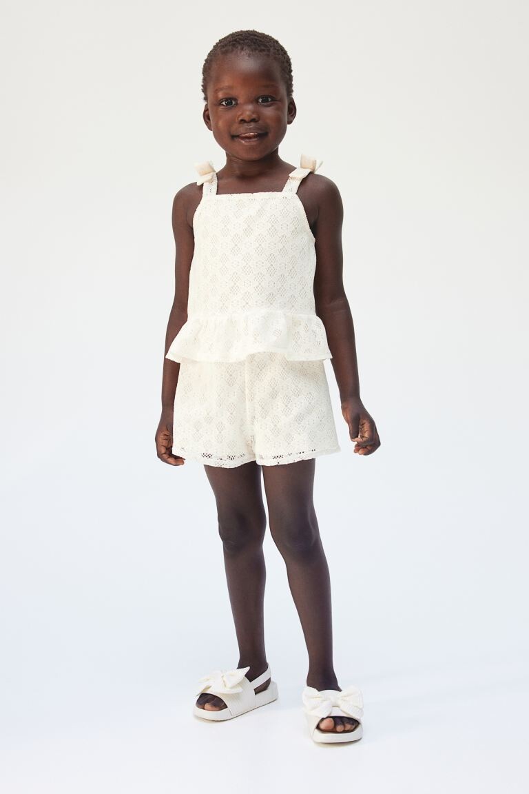 Шорты без застежки H&M, белый
Шорты без застежки H&M, белый