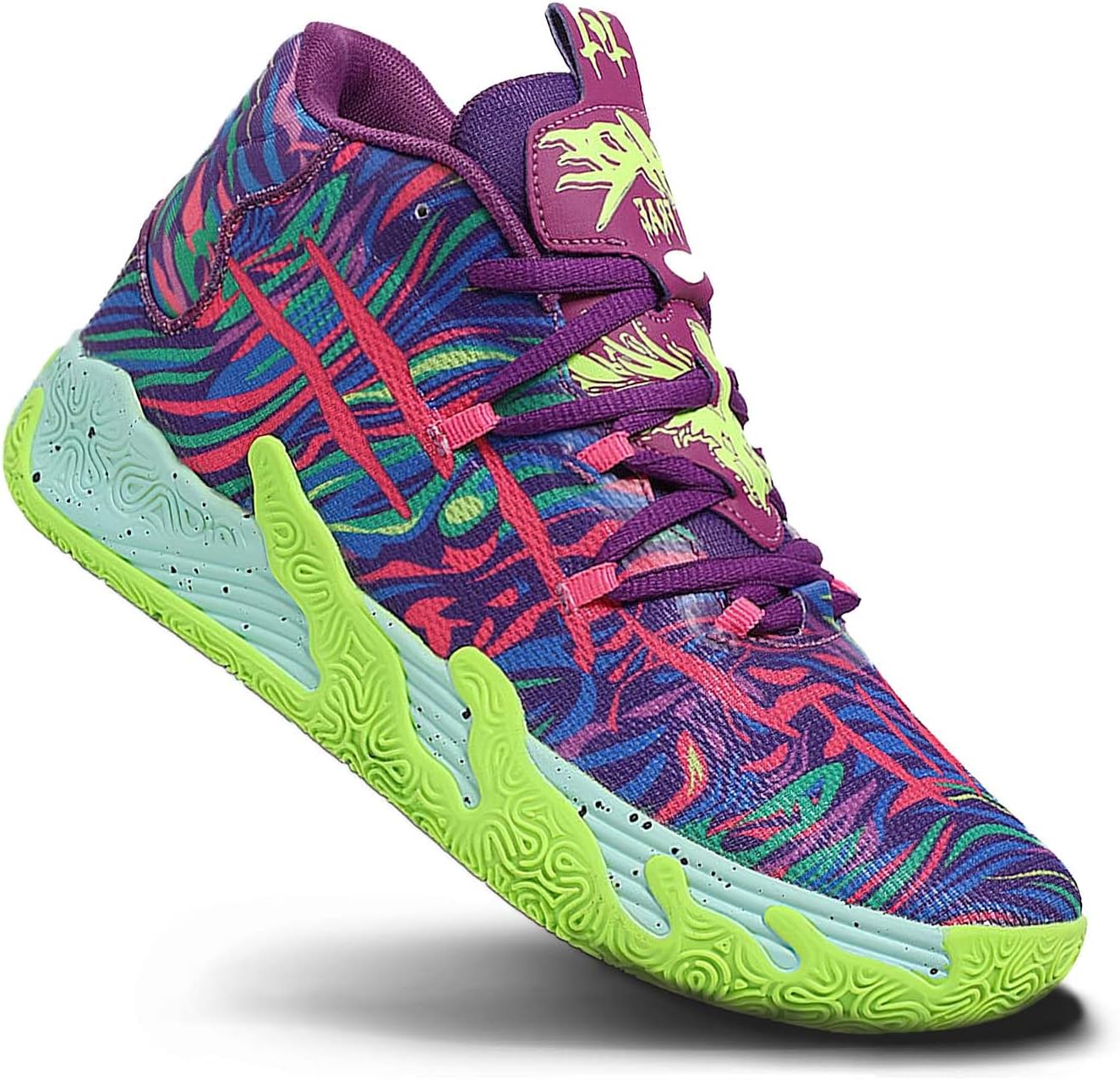 Мужские баскетбольные кроссовки Exusiai, дышащие, с нескользящей подошвой, для улицы, сетчатые, высокие, удобные, стильные, с амортизацией для тренировок и игры в баскетбол, зеленый
Мужские баскетбольные кроссовки Exusiai, дышащие, с нескользящей подошвой, для улицы, сетчатые, высокие, удобные, стильные, с амортизацией для тренировок и игры в баскетбол, зеленый