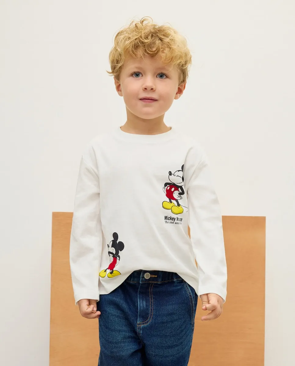 Детская длинная футболка с принтом Микки в фантазийном стиле Kids El Corte Inglés, белый
Детская длинная футболка с принтом Микки в фантазийном стиле Kids El Corte Inglés, белый