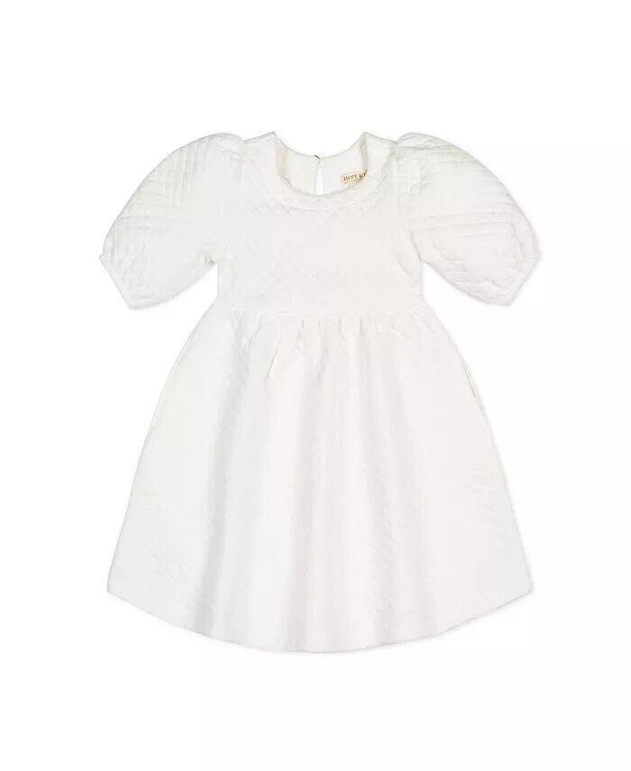 Стеганое платье с пышными рукавами для больших девочек Hope & Henry, белый
Стеганое платье с пышными рукавами для больших девочек Hope & Henry, белый