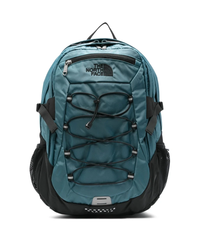 Бирюзовый рюкзак на завязках с множеством карманов. The North Face, синий
Бирюзовый рюкзак на завязках с множеством карманов. The North Face, синий