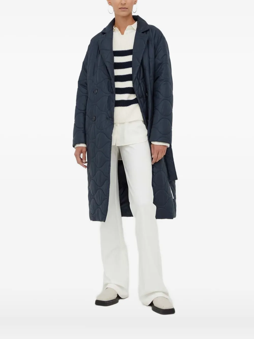 Полосатый свитер в рубчик Marc O'Polo, белый
Полосатый свитер в рубчик Marc O'Polo, белый